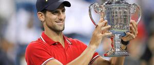 Novak Djokovic. Verdienter Sieg nach vier Stunden.