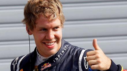 Weltmeister Sebastian Vettel sicherte sich in Monza mit seinem Red Bull bereits die zehnte Pole-Position der Saison.