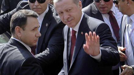 Recep Tayyip Erdogan, der türkische Premier, auf Rundreise in Nahost.