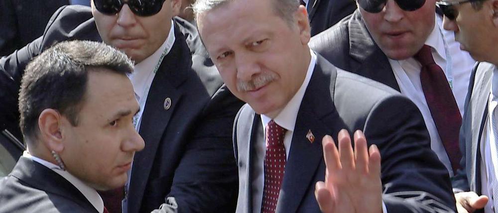 Recep Tayyip Erdogan, der türkische Premier, auf Rundreise in Nahost.