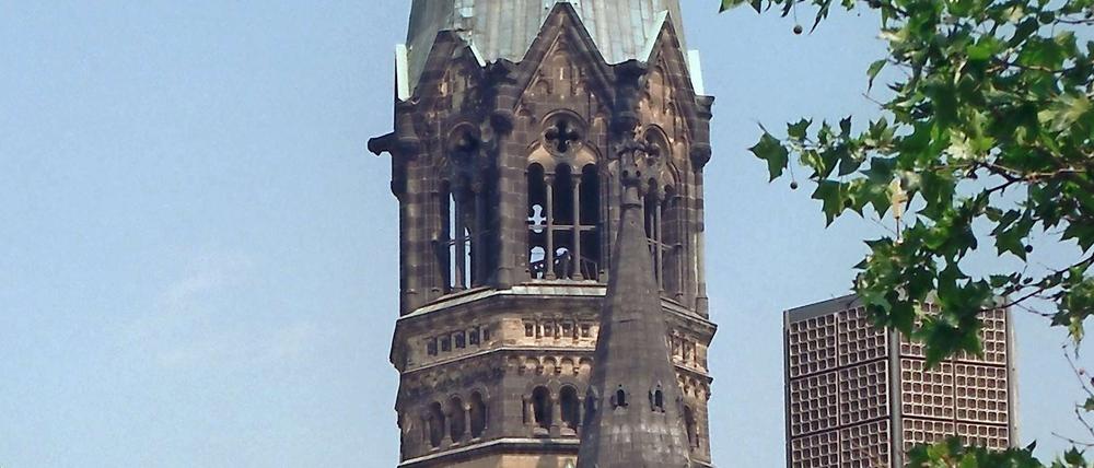 Die Gedächtniskriche am Kurfürstendamm.