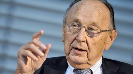 Hans-Dietrich Genscher war von 1974 bis 1992 Außenminister.