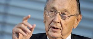 Hans-Dietrich Genscher war von 1974 bis 1992 Außenminister.