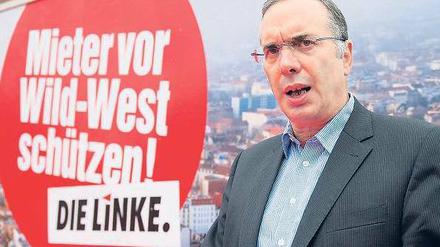 Gesamtberliner. Harald Wolf, Senator und Linken-Spitzenkandidat, stammt aus dem Westen und lebt im Osten. Seine Partei ist aber nach wie vor nur in einer Stadthälfte stark.