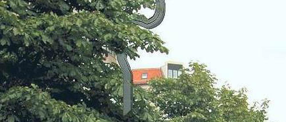 Das Profil des Attentäters. Das Denkmal für Georg Elser, der im November 1939 versucht hatte, Hitler in die Luft zu sprengen, soll an der Wilhelmstraße am Standort der früheren Neuen Reichskanzlei errichtet werden. Simulation: epd/Senatskanzlei