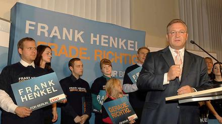 Frank Henkel war gerade richtig für die Berliner CDU.