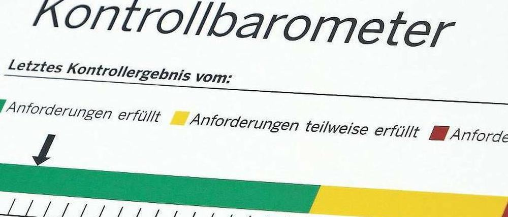 Eine Kernfrage: Bleibt es beim „Kontrollbarometer“ oder kommt der Smiley? Foto: dapd