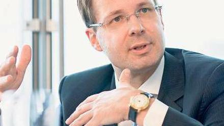 Markus Beumer. „Die Banken sind nicht für die Staatsschuldenkrise verantwortlich“. Foto: laif