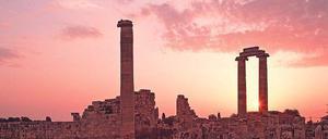 Große Kulisse. Das Theater von Didyma wurde am Apollon-Tempel entdeckt. Frühe Funde sind im Pergamonmuseum zu sehen. F: Mauritius