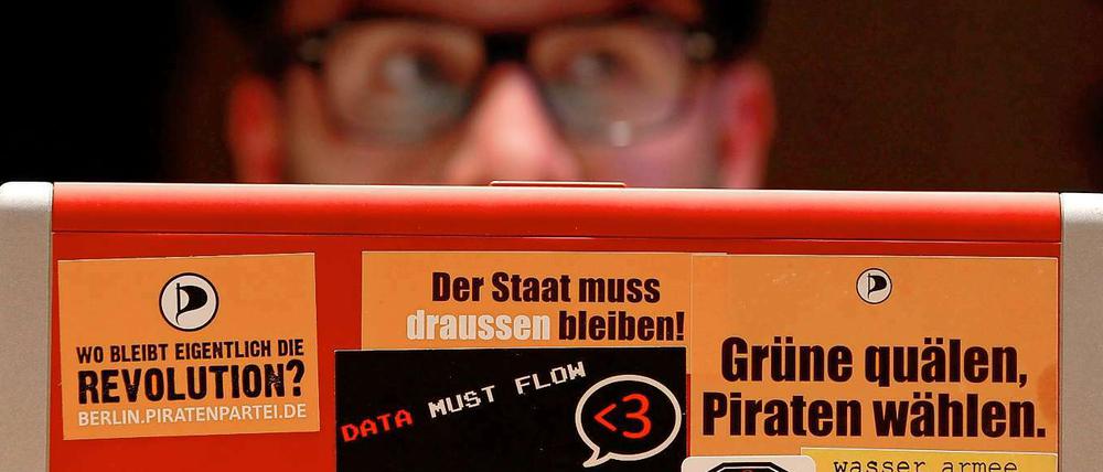 An Slogans mangelt es der Piratenpartei nicht.