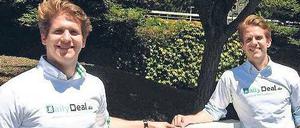 Schnell zum Erfolg. Fabian Heilemann (links) und sein jüngerer Bruder Ferry haben die Firma erst vor zwei Jahren gegründet.