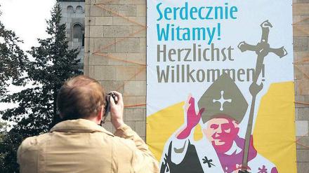 Gruß an den Papst. Benedikt XVI. wird während seines Berlin-Aufenthalts in der Nuntiatur in Neukölln Station machen.