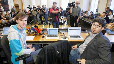 Christopher Lauer (r.) oder Andreas Baum: Wer wird Fraktionsvorsitzender?