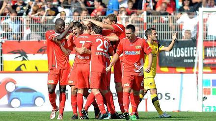 Gegen Alemannia Aachen hat Union bereits den vierten Heimsieg der Saison eingefahren.