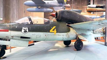 Erfolglose „Wunderwaffe“. Die Heinkel He 162 war schnell und billig. Foto: Stache/dpa