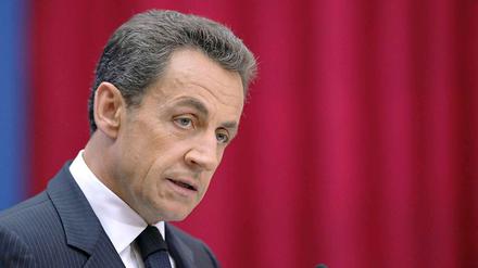 Nicolas Sarkozy sah schon mal zufriedener aus.