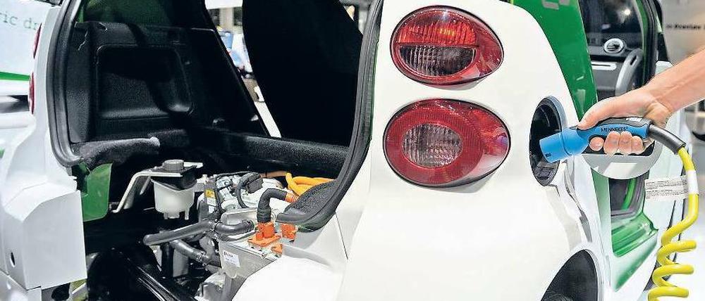 Das Angebot wächst. Auch ohne Kaufprämien bringen deutsche Hersteller zunehmend Elektroautos auf den Markt. Foto: dapd