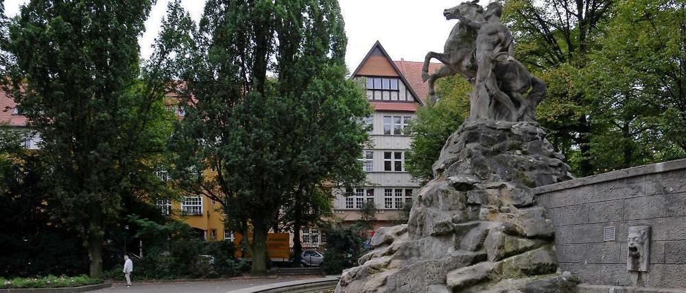 Tradition inmitten der Großstadt: der Rüdesheimer Platz.