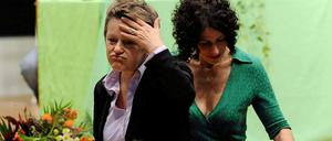 Für Renate Künast lief es am Freitagabend eigentlich bestens. Sie bekam Blumen und Standing Ovations von den Versammelten.