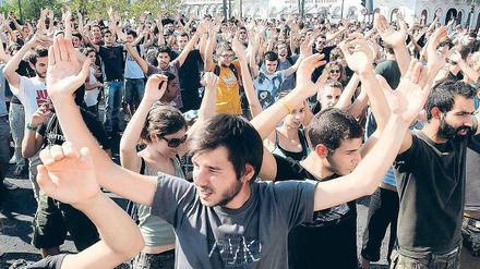 Generation ohne Hoffnung. Studenten demonstrieren in Athen gegen ein Reformgesetz, das den Einfluss der Studentenorganisationen an Universitäten beschränkt.