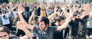 Generation ohne Hoffnung. Studenten demonstrieren in Athen gegen ein Reformgesetz, das den Einfluss der Studentenorganisationen an Universitäten beschränkt.