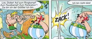 Klassiker: Bis 1977 schufen Goscinny und Uderzo die Asterix-Abenteuer zusammen, hier eine Szene aus "Asterix bei den Olympischen Spielen".