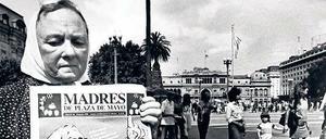 Auf der Plaza de Mayo.