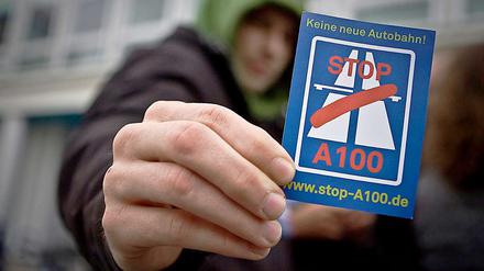Die Gegner der A 100 sind beunruhigt über den von rot-grün geschlossenen Kompromiss.