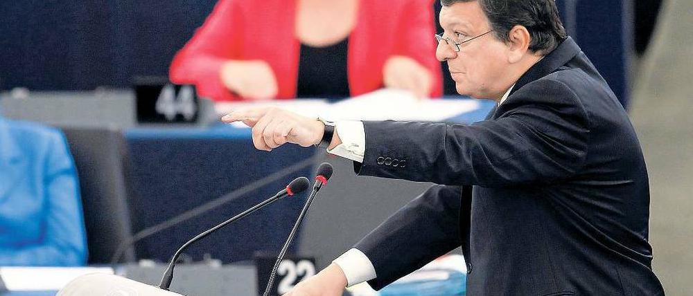 EU-Kommissionspräsident Barroso möchte im aktuellen Krisenmanagement gerne eine größere Rolle spielen. Foto: Vincent Kessler/Reuters