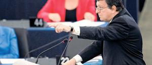 EU-Kommissionspräsident Barroso möchte im aktuellen Krisenmanagement gerne eine größere Rolle spielen. Foto: Vincent Kessler/Reuters