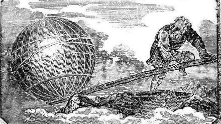 Mit wenig Kraft viel bewegen. Die Erfindung des Hebels, ein Meilenstein der Physik, wird Archimedes zugeschrieben.