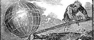 Mit wenig Kraft viel bewegen. Die Erfindung des Hebels, ein Meilenstein der Physik, wird Archimedes zugeschrieben.