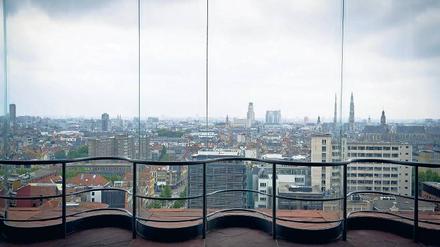 Panoramablick – in 64 Meter Höhe vom Dach des MAS. Foto: imago