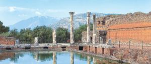 Bröckelt bedrohlich: Villa Adriana. Foto: dpa