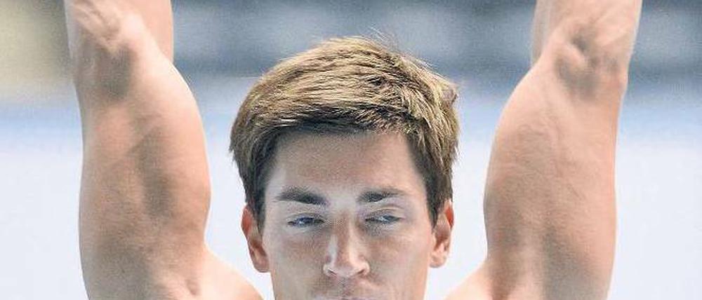 Gute Hanglage. Das Reck zählt zu Philipp Boys Spezialgeräten.