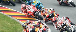 Kriegt er die Kurve? Der Sachsenring zog seine Absage zurück.Foto: dapd