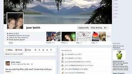 Facebooks neue Funktion: Timeline.