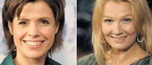 Karriereschub? Die Ex-Eisschnellläuferin Franziska Schenk (li.) und die frühere Schwimmerin Franziska van Almsick arbeiten bereits als Expertinnen für das Erste.
