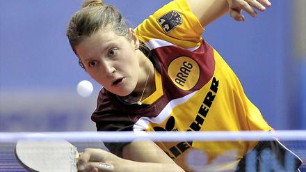 Irene Ivancan war trotz der Finalniederlage hochzufrieden mit ihren Leistungen bei der Tischtennis-EM in Danzig.