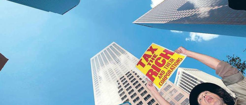 Die Stimmung kippt. Nicht nur an der Wall Street sind die Geldhäuser ins Visier der neuen Protestbewegung geraten. Foto: Reuters