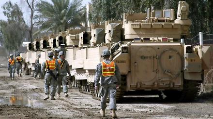 US-Soldaten im Irak. Bis Ende 2011 sollen sie in ihre Heimat zurückkehren.