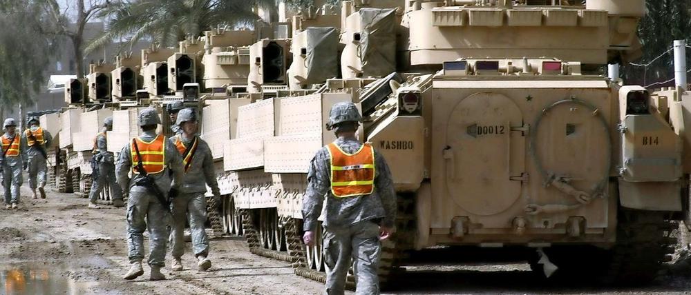 US-Soldaten im Irak. Bis Ende 2011 sollen sie in ihre Heimat zurückkehren. 