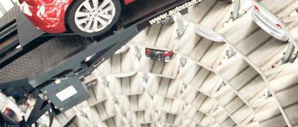 Hoch hinaus. Der Volkswagen-Konzern will mit seinen zahlreichen Marken schon 2015 der größte Autohersteller der Welt werden – vor General Motors und Toyota. Foto: dapd