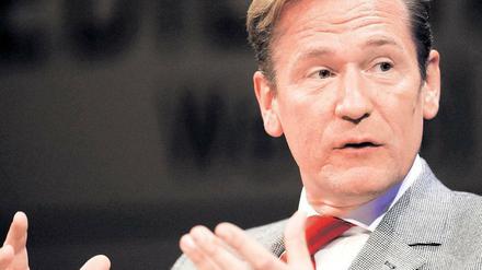 Als Musikkritiker hat Mathias Döpfner, 48, bei der „Frankfurter Allgemeinen Zeitung“ angefangen, heute leitet er Europas größtes Zeitungshaus, den Axel Springer Verlag, und gehört zu den bestbezahlten Managern in Deutschland. Foto: dpa