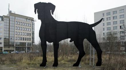 Diese Hundeskulptur hinterlässt keine Haufen.