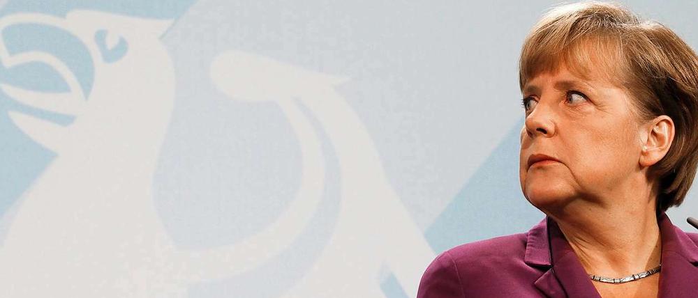 Bundeskanzlerin Angela Merkel ist nicht sonderlich angetan, von der griechischen Idee, ein Referendum über die Sparpläne durchzuführen.