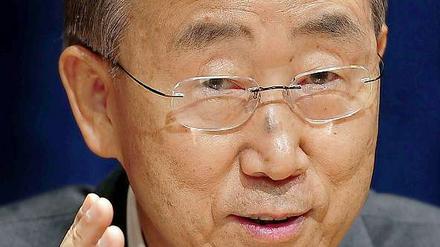 UN-Generalsekretär Ban Ki Moon.
