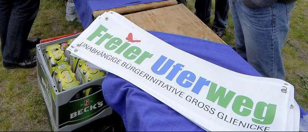Der freie Uferweg am Groß Glienicker See könnte tatsächlich Wirklichkeit werden.