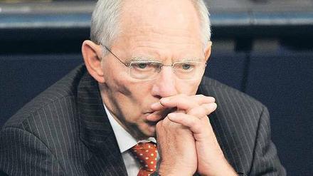 Erklärungsnot. Bundesfinanzminister Wolfgang Schäuble (CDU) wurde bereits am 4. Oktober über die falschen Zahlen der Bad Bank informiert.