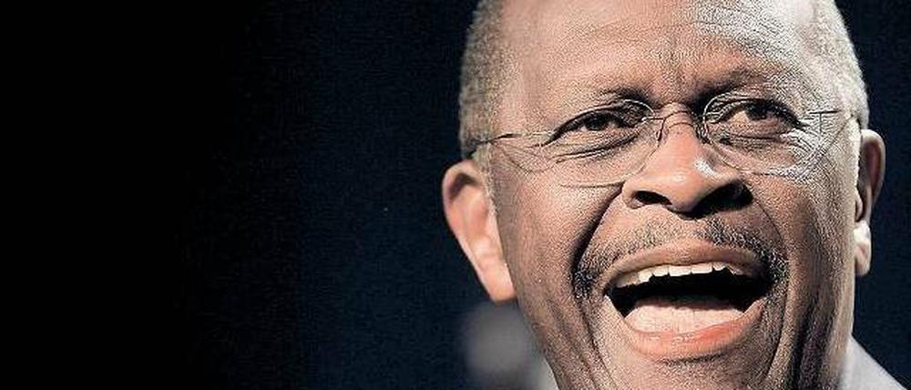 „Sie reichte mir nur bis zum Kinn.“ Herman Cain hat die Vorwürfe im Fernsehen zurückgewiesen. Foto: Scott Olson/Getty Images/AFP